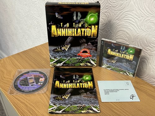 Big Boxed Cavedog Total Annihilation PC CDROM - funktionstüchtig -👽👾Retro Geschenkidee👾👽