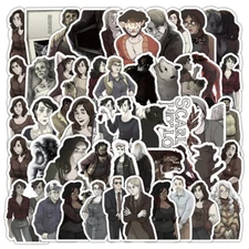 100Pcs Scarlet hollow Sticker for Adults Teens Girls Scrapbooking Water Bottles