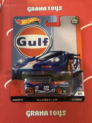 Mclaren F1 Gtr 5 5 19 Hot Wheels Car Culture Gulf Oil Contemporary Manufacture