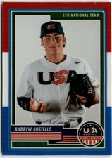 2023 Panini USA Baseball Stars & Stripes   ##24 Andrew Costello