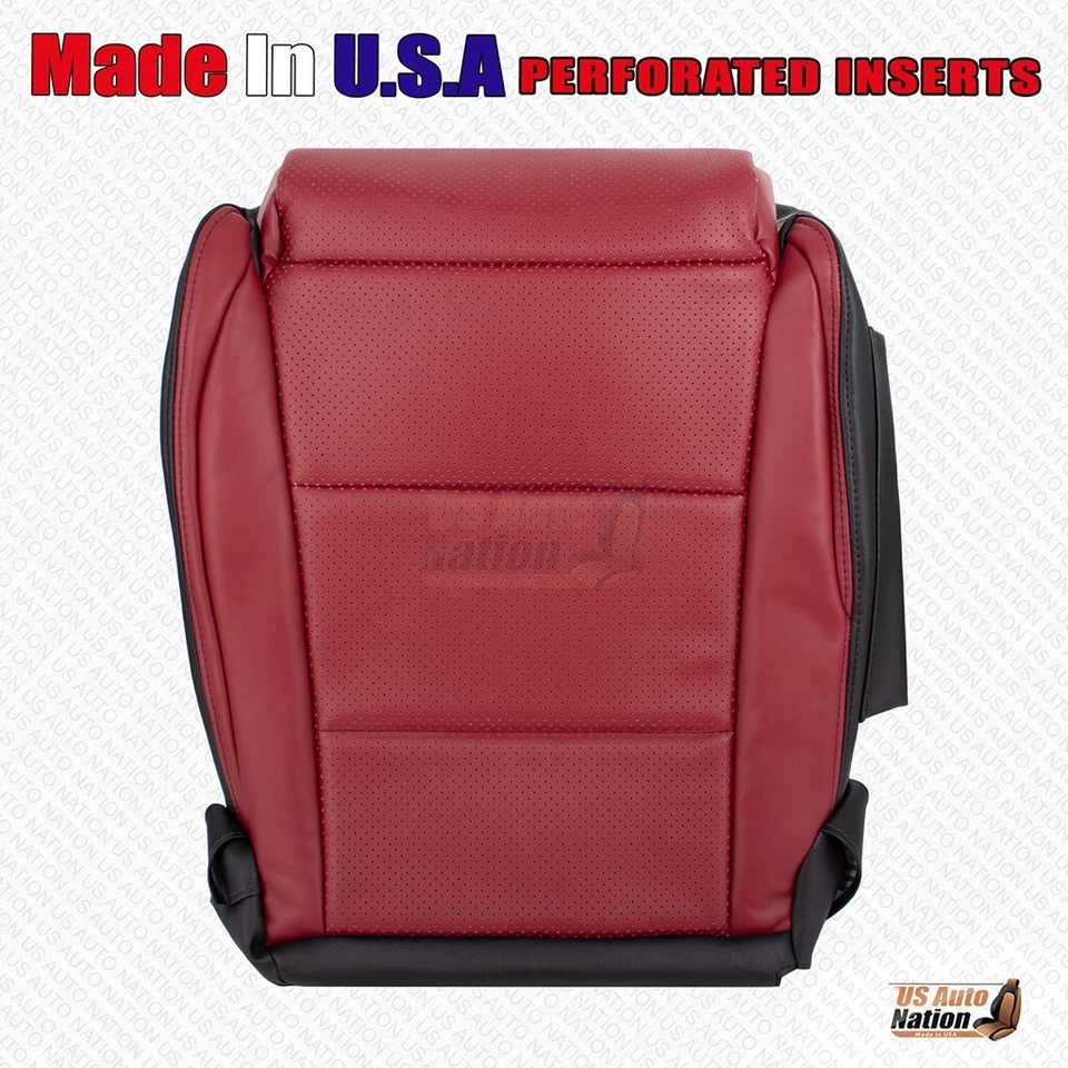 2016 2017 2018 para Lexus GS350 F-Sport - parte inferior del conductor y cubierta superior de cuero roja Foto 2 de 4