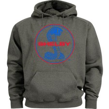 Ford Mustang Shelby Cobra Logo Hoodie Hooded Sweatshirt Gifts for Men
