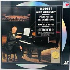Modest Mussorgsky LASERDISC, Pictures At An Exhibition, Maurice Ravel, Sir Georg