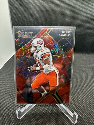 2023 Panini Select Draft Picks - Field Level Red Lazer Prizm #179 Barry Sanders