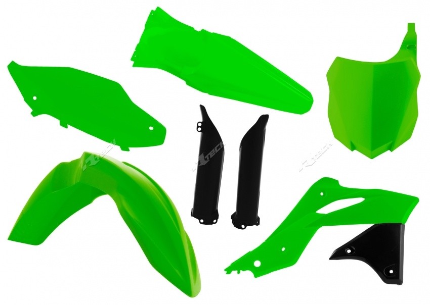 Kit plastiques Kawasaki KX250F 2013-2016 pour réparer carénage cassé