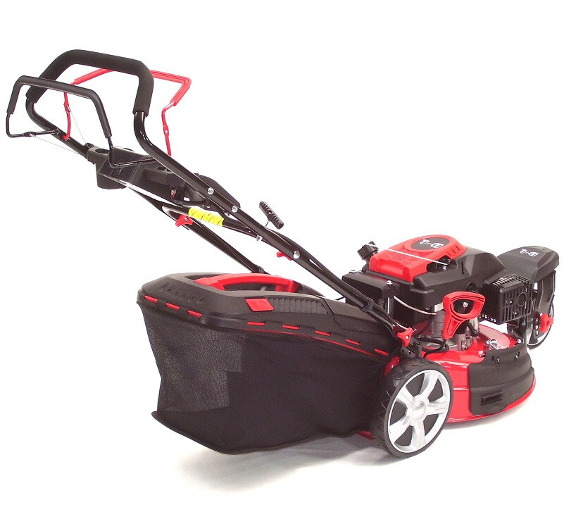 Benzin Rasenmäher 53cm Trike EStart RadAntrieb Akku Elektrostart 3