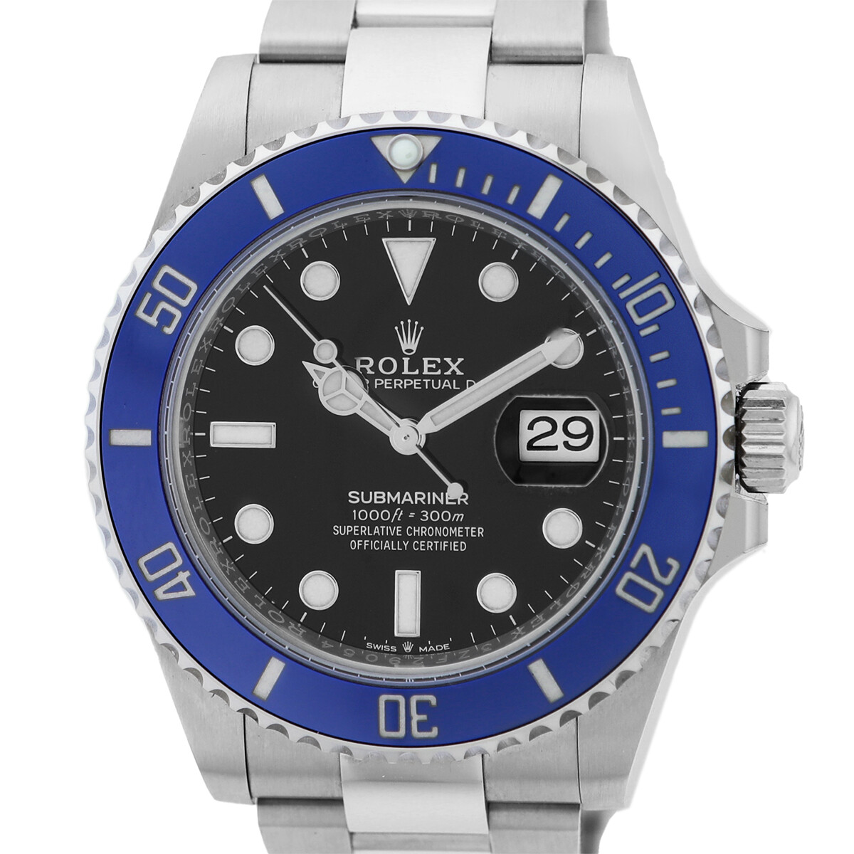 ROLEX 18K White Gold 41mm Ceramic Submariner Date 126619 LB 2024 Warranty NEW image 2