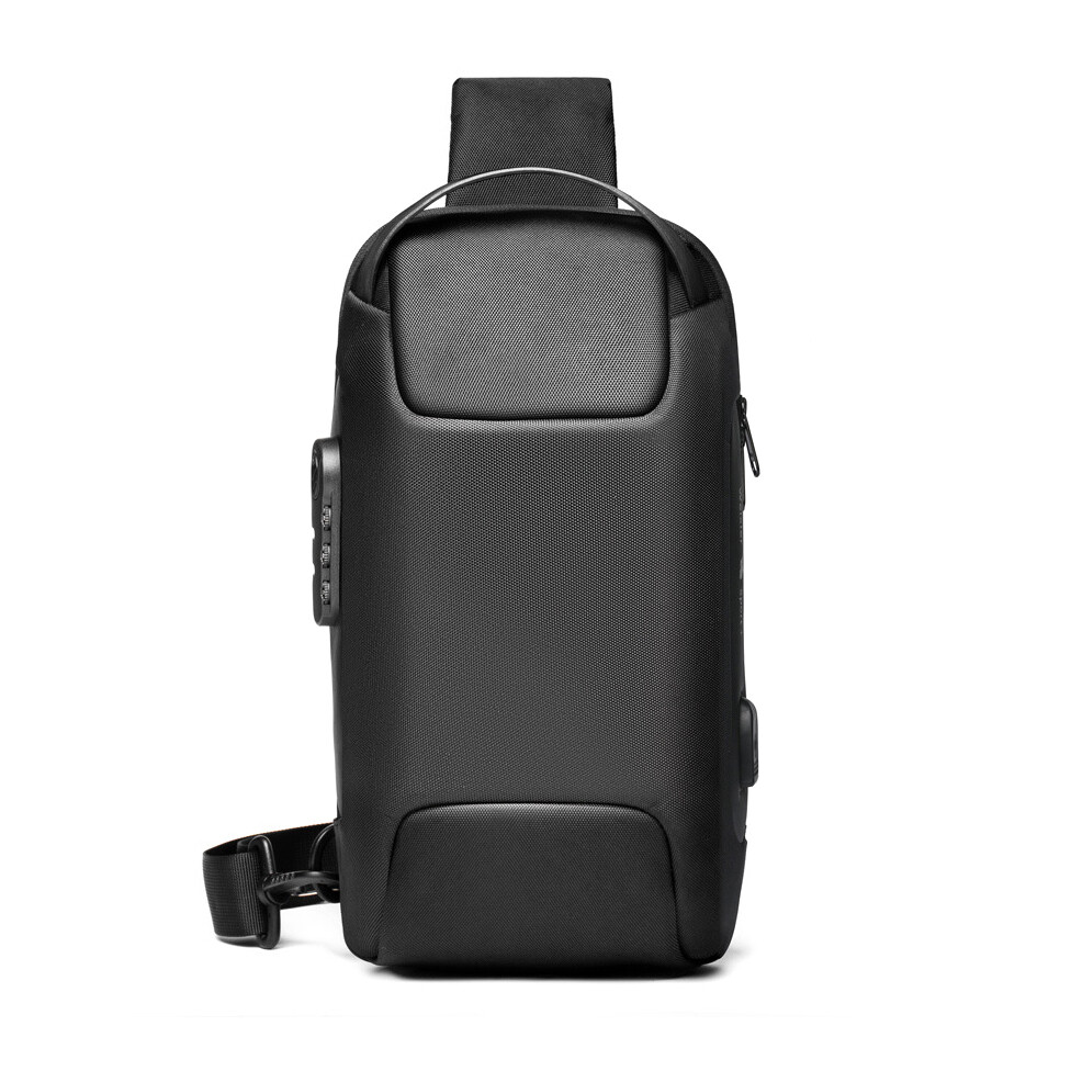 Man'S Backpack Waterproof Anti-Theft Sling Bag Chest Cross Body Pouch Us
