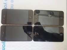 LOT 4 Apple iPhone 4 - 8GB - Black A1349 Sprint CDMA AS IS NOT WORKING PARTS