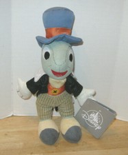 Disney Parks 10" Plush Crafted Jiminy Cricket Pinocchio NWT