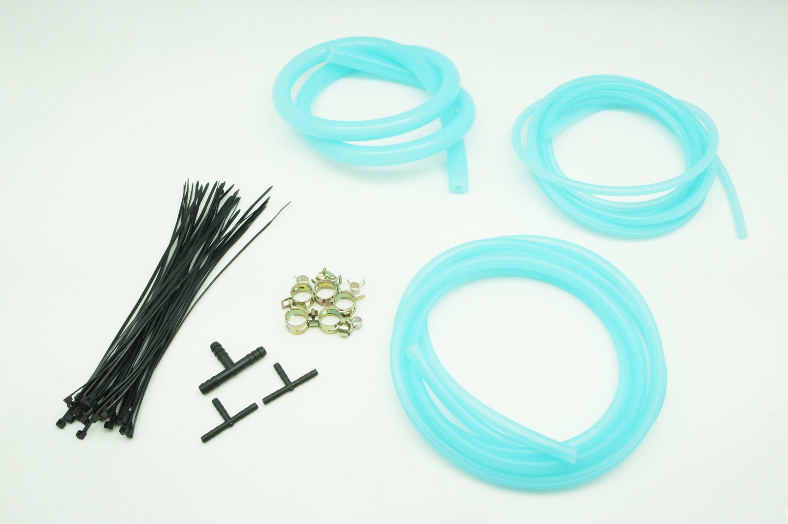 AUTOBAHN88 Engine Silicone Air Vacuum Hose Dress Up Kit CLEAR BLUE Fit