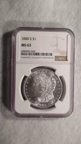 1880 S Morgan Dollar NGC MS63 UNCIRCULATED $1 Coin PRICED TO SELL!