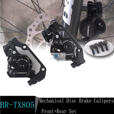 shimano mechanical disc brake set