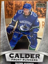 19-20 Ud O-pee-chee Platinum Rookie Calder Front-runners Cf-5 Quinn Hughes