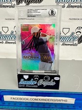 COLLIN MORIKAWA 2021 METAL UNIVERSE SKYBOX SIGNED AUTOGRAPHED CARD BECKETT BGS