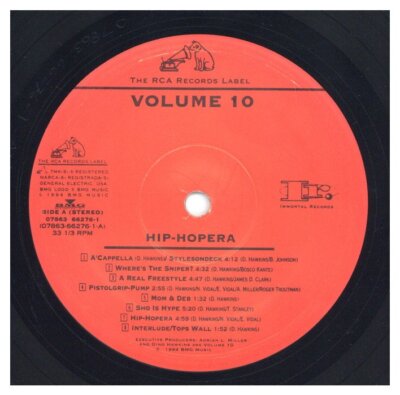 Volume 10 - Hip-Hopera '94 LP US ORG!VG+/VG+ | eBay