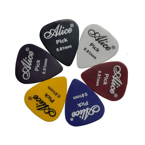 100Pcs Medium 0.81mm Alice ABS Smooth Guitar Picks Plectrums AP-P - Picture 3 of 4