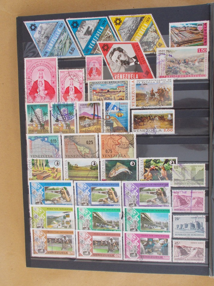 VENEZUELA good coll. 403 stamps all diff. 7 scans Lot 5513 eBay