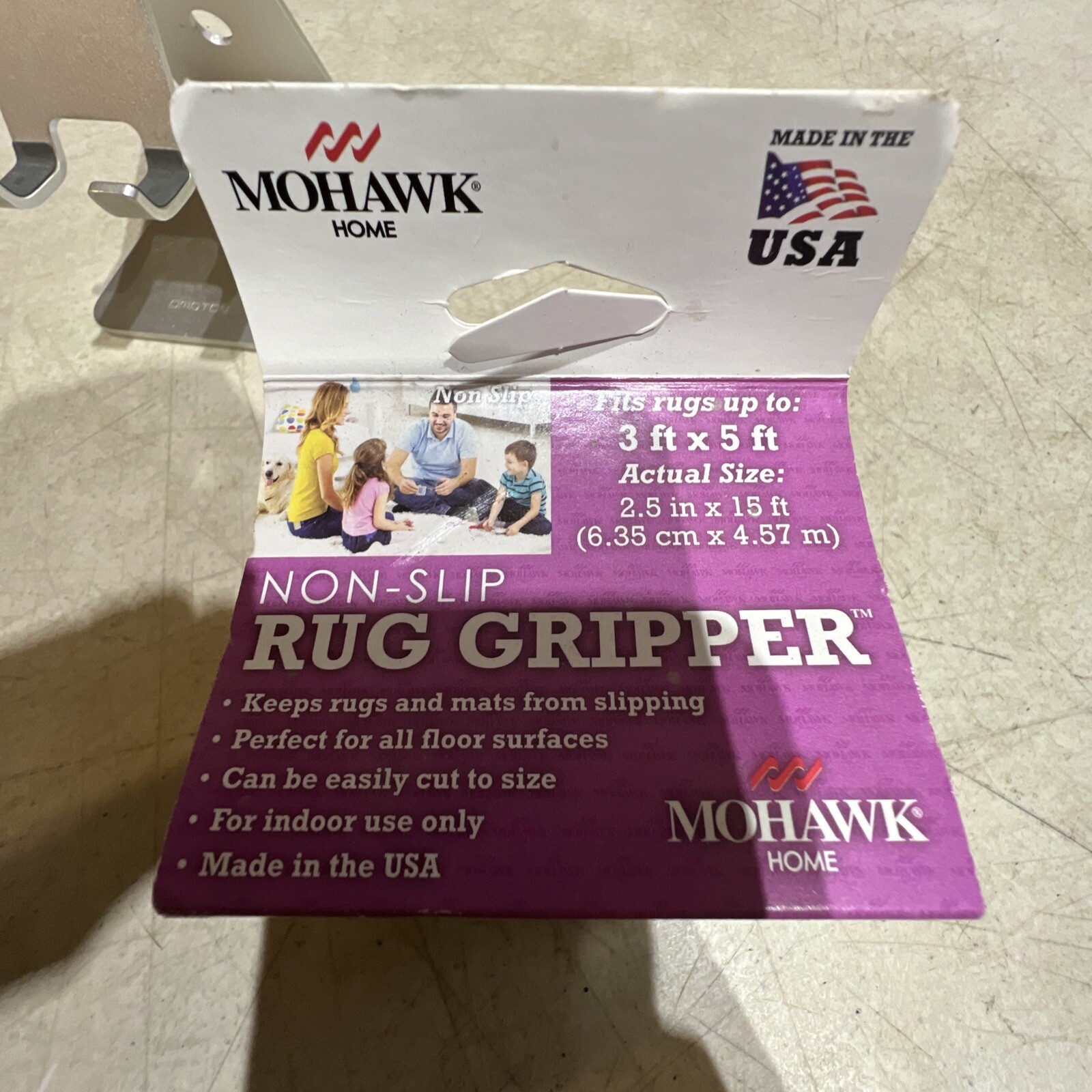 Mohawk Home NonSlip Rug Gripper Fits up to 3ft x 5ft (Actual Size 2