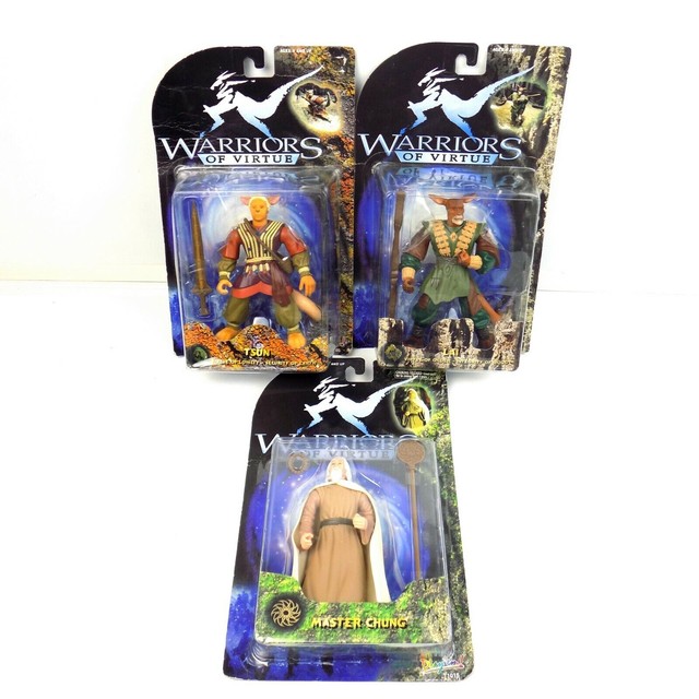 Warriors Of Virtue Action Figure Lot Of 3 Vintage Toys Tsun Chung Lai 1997 | eBay
