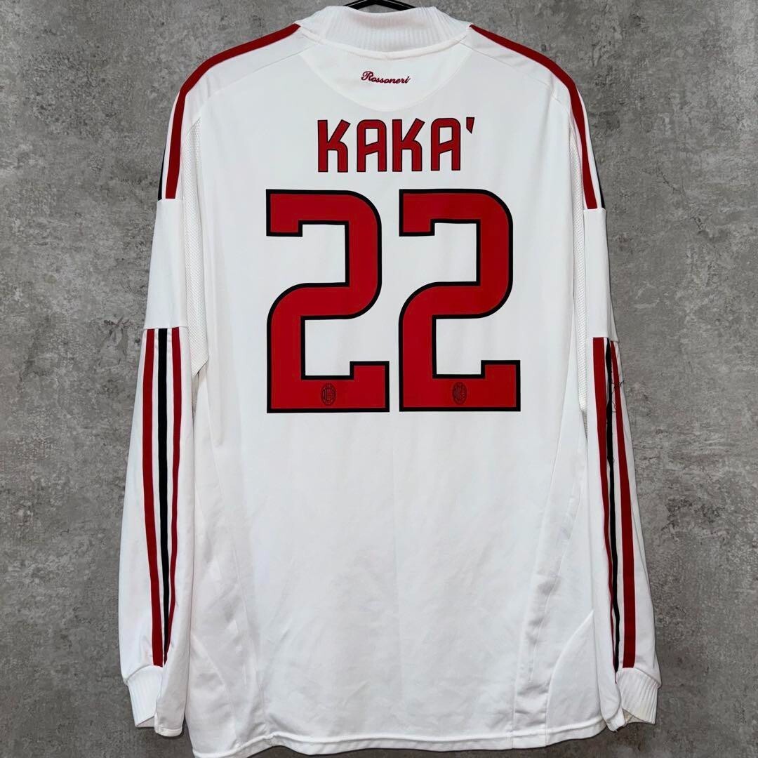 ACミラン KAKÁ 22番 シャツ Kaka #22 2008 2009 AC MILAN Long Sleeve Jersey Maglia Shirt