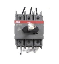 ABB DISCONNECT SWITCH, OT30F3, 600 VAC, 30 AMPS, 29 WATTS , 3 POLES, NON-FUSIBLE