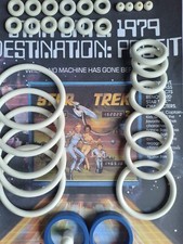 FLIPPER-STAR TREK-BALLY-KIT ELASTIQUES-DOIGT DE FLIPPER BLEU-pinball rubber