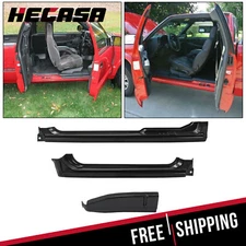 HECASA Rocker Panels w/Cab Corner For 94-04 Chevy S10 Sonoma Extended Cab 3 dr