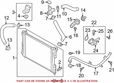 Genuine Hyundai 25310-3L590 Radiator Assembly Genuine Hyundai 25310-3L590 Radiator Assembly