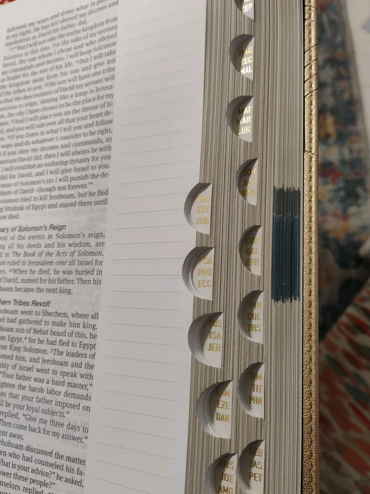 One Step Closer Bible Navy Indexed - Image 2 of 4