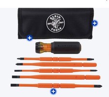Klein Tools 8-in-1 Insulated Interchangeable Screwdriver Set