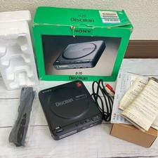 Sony Discman D-20 Portable CD Player with Box Cable Carrying Belt
