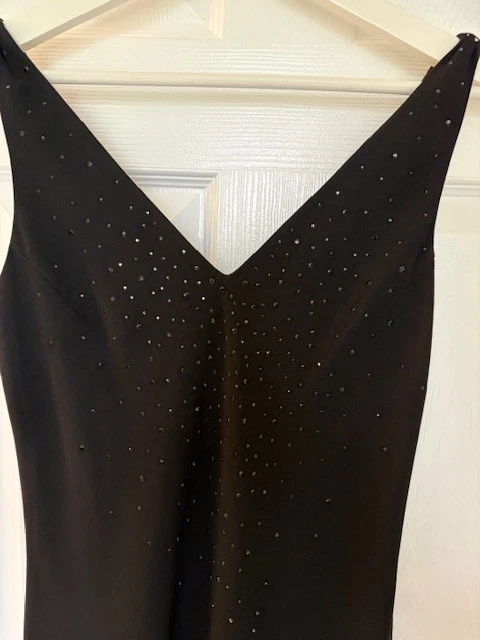 Vestido de noite Jones New York longo preto formal - Tamanho 6 - Imagem 2 de 4