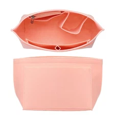 Felt Bag Organizer, Purse Organizer Insert for Tote Bag Handbag M & Pink