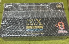 SNK NEO GEO X GOLD Limited Edition Console System with Box Tested [Unopened]