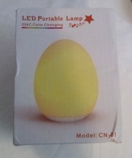 Night Light for Kids, Baby Egg LED Light Nightlight w/ 7 Colors Changing Mode