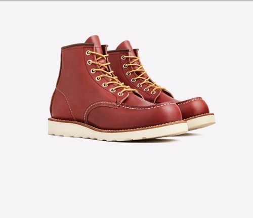 RED WING IRISH SETTER 8875 Moc Toe Oro Russet Leather Size 7E SECONDS