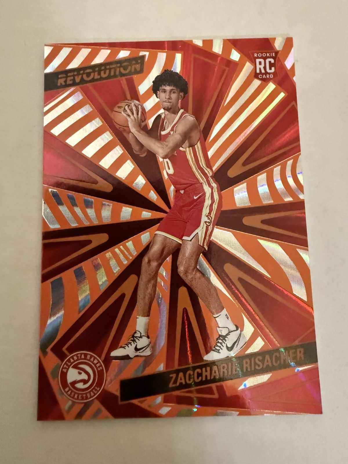 2024-25 Panini Revolution Zaccharie Risacher RC Sunburst /75 #104