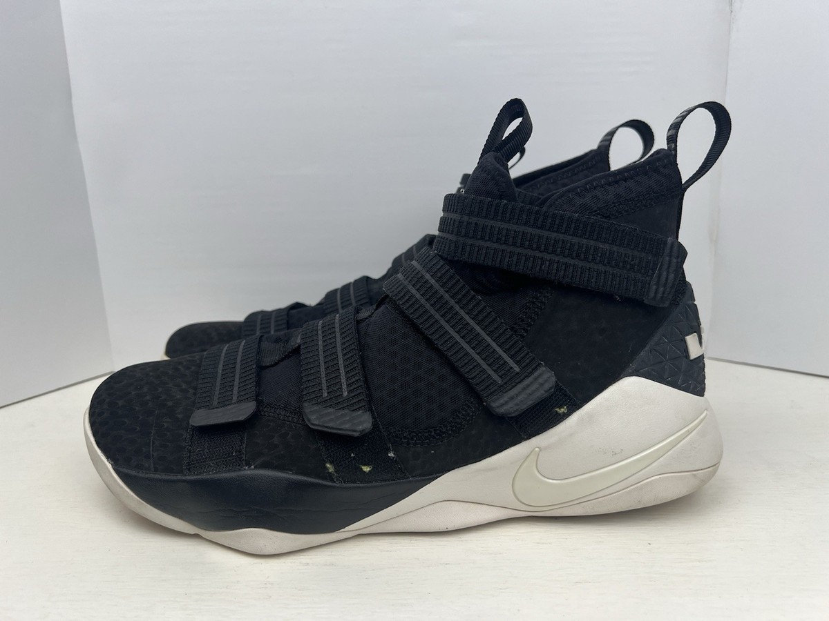 Basketball Sneakers Black Toe Lebron Soldier 10 Size Nike Zoom