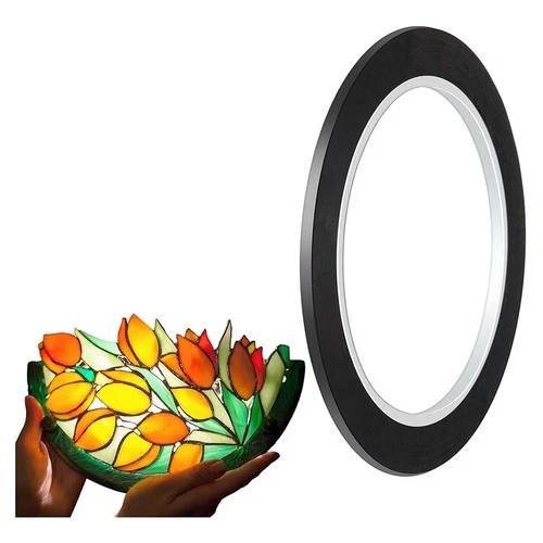 Black PET Stained Glass Lead Lines Stained Glass Leading Strips 3mm 216ft6296 - Picture 1 of 6