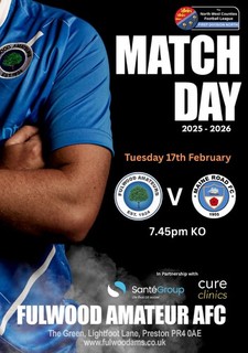 Fulwood Amateurs v Maine Road Tuesday 17th February 2026