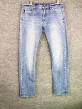 Armani Exchange Jeans Mens 33x30 Blue Slim Straight Denim Medium Wash A X