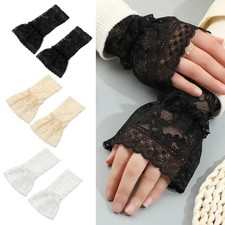 Detachable Sleeve Cuffs Lace Cuffs Ruffles Elbow Sleeve Sweater Decorative Sun P