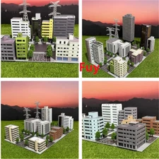 1/300 Scale Urban Building Road Model City Scene Building Model Set