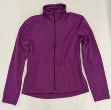 Nike Storm Fit Womens Small Purple Full Zip Softshell Jacket