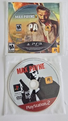 Rockstar Max Payne Collection PS2 PS3 Bundle Max Payne 1 & Max Payne 3 Tested
