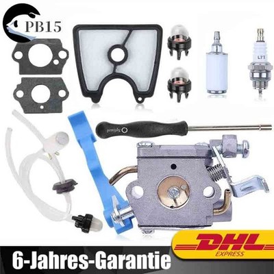 Vergaser Tune Up Kit für Husqvarna 125B 125BX 125BVX Laubbläser Mit Dichtung