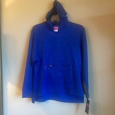 Rawlings boys youth xl Vibrant blue hoodie with zip front pocket NWT