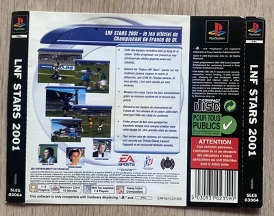 LNF stars 2001 Jaquette L’arrière Seul ( PlayStation 1 ) - Photo 1/2