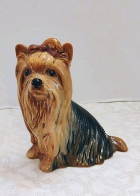 Vintage Sylvac Yorkshire Terrier Dog Yorkie 5.5'' Figurine Made in England #5027